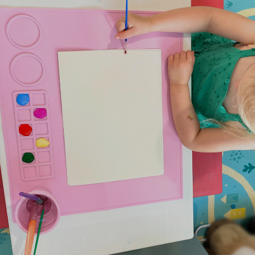 Silicon painting mat