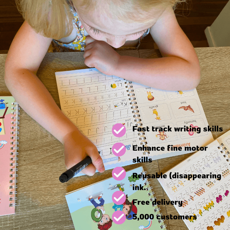 Kids magic writing book