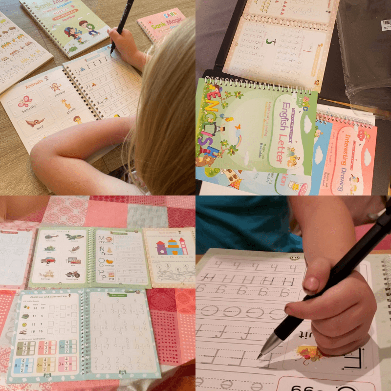 Kids magic writing book