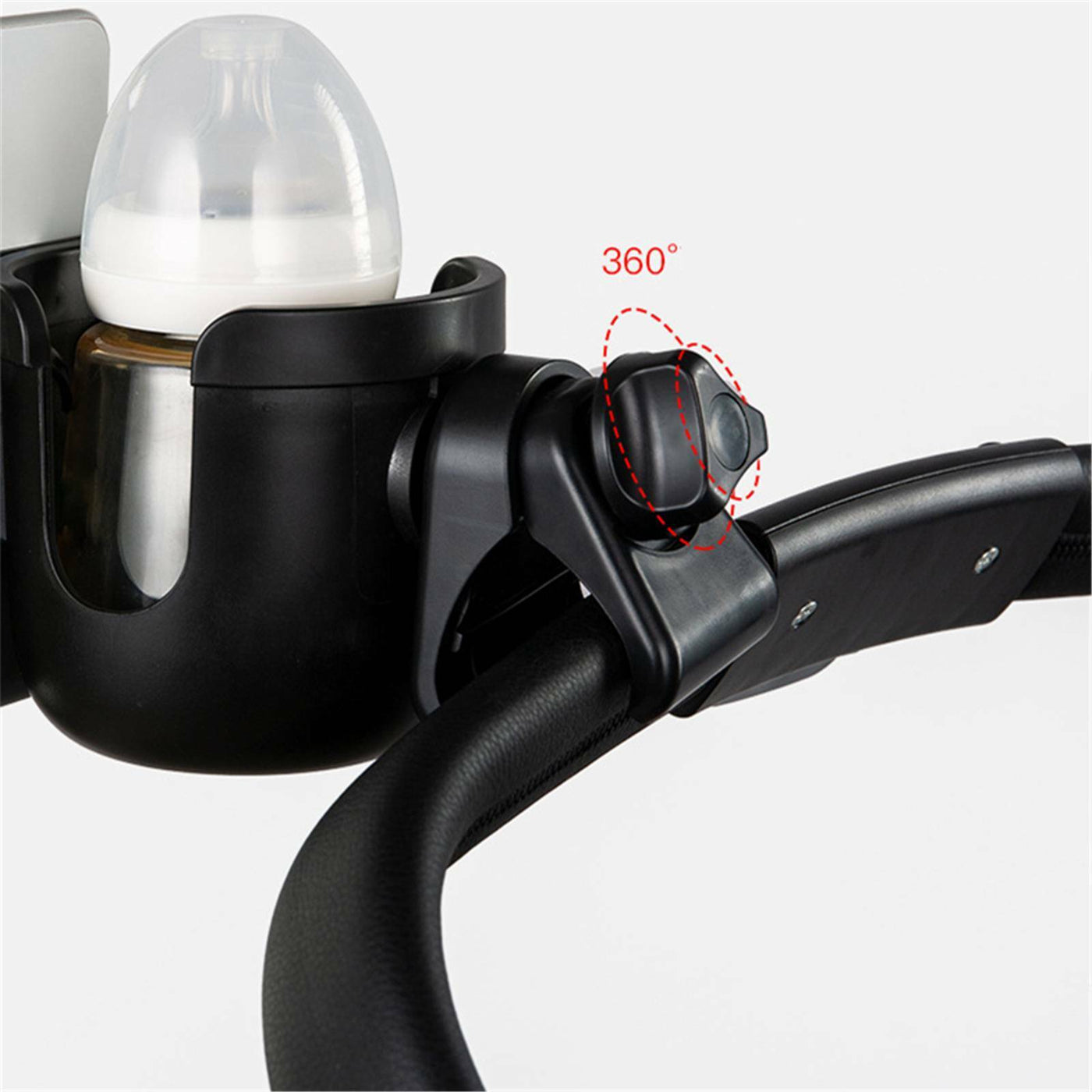 Pram phone/cup holder
